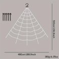 thumbnail image 3 of 1pc, Large Spider Web Hanging Net for Halloween Decor and Scene Arrangement, 3 of 4