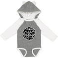 thumbnail image 3 of Inktastic 20 Sided Black Dice Boys or Girls Long Sleeve Baby Bodysuit, 3 of 5