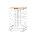 thumbnail image 2 of Knife Rack + Universal Kitchen Knife Storage + 8-Slot Knife Organizer + Hollow Wire Knife Rack for Kitchen + Safe Knife Storage Holder + Adjustable Knife Block for Countertop + Knife Sharpener Storag, 2 of 9