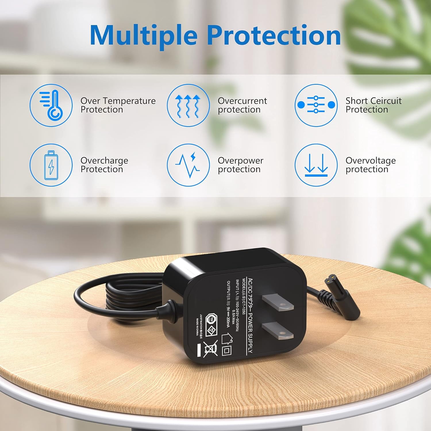VHBW 9V for Black Decker Charger LI2000 Charger for Black and Decker Cordless Screwdriver BDSC20C BDCS40G LI3100 GSL35 for Black+Decker Charger Cord 90593303 (Not for 7.2V Driver or 15V 23V Vacuums)