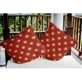 thumbnail image 3 of Simply Daisy 16" x 16" Geo Craze Indoor/Outdoor Polyester Throw Pillow, Dusty Orange, 3 of 3