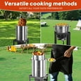 thumbnail image 5 of Outdoor Turkey Fryer Kit with Dust Cover | 36QT Pots | Aluminum | Deep Fryers with Basket and Burner | Propane Stove | 50,000BTU Output | Stianless Steel Skimmer | Ideal for Cooking Turkey & Fish, 5 of 14