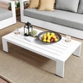 thumbnail image 2 of Modway Tahoe Table Basse d'Extérieur en Aluminium pour Patio, Blanc, 2 of 5