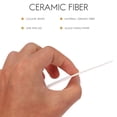 thumbnail image 4 of 50 Sheets Ceramic Fiber Square Microwave Kiln Glass Fusing Paper Household Tools, 4 of 8