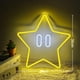 thumbnail image 2 of Lámpara de neón para regalos de jugador, estrella de juego regulable para decoración de dormitorio, cueva de hombre, lámina posterior de acrílico segura, habitación de niños, fiesta navideña,, 2 of 6