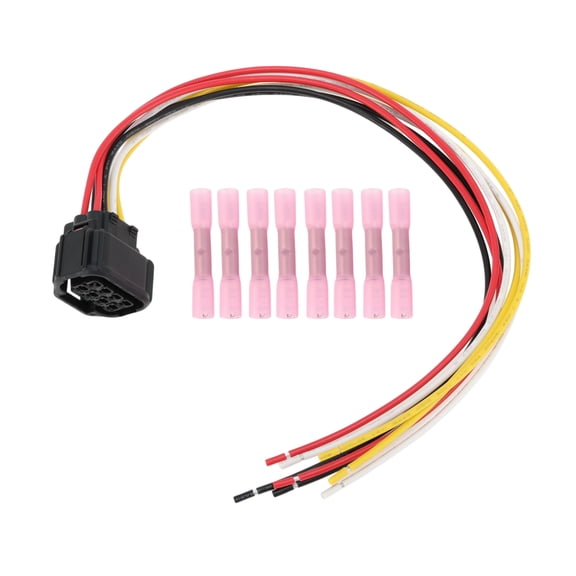 Unique Bargains No.61816850 Headlight Wiring Harness Assembly for Honda Civic 2016-2023 Headlights Lamp Wire Harness 8 Pcs Terminals 30cm 1 Set