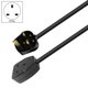 thumbnail image 2 of Cable de extensión de 3 pines para Reino Unido, enchufe macho IEC de Reino Unido a toma de corriente hembra, cable de Hong Kong extendido (enchufe de Reino Unido, 0,5 mm) negro, 2 of 5