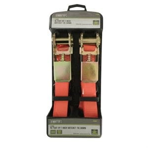 

Master Mechanic 2-Pack 1 x 10-Inch Ratchet Tie-Downs 1 Pack