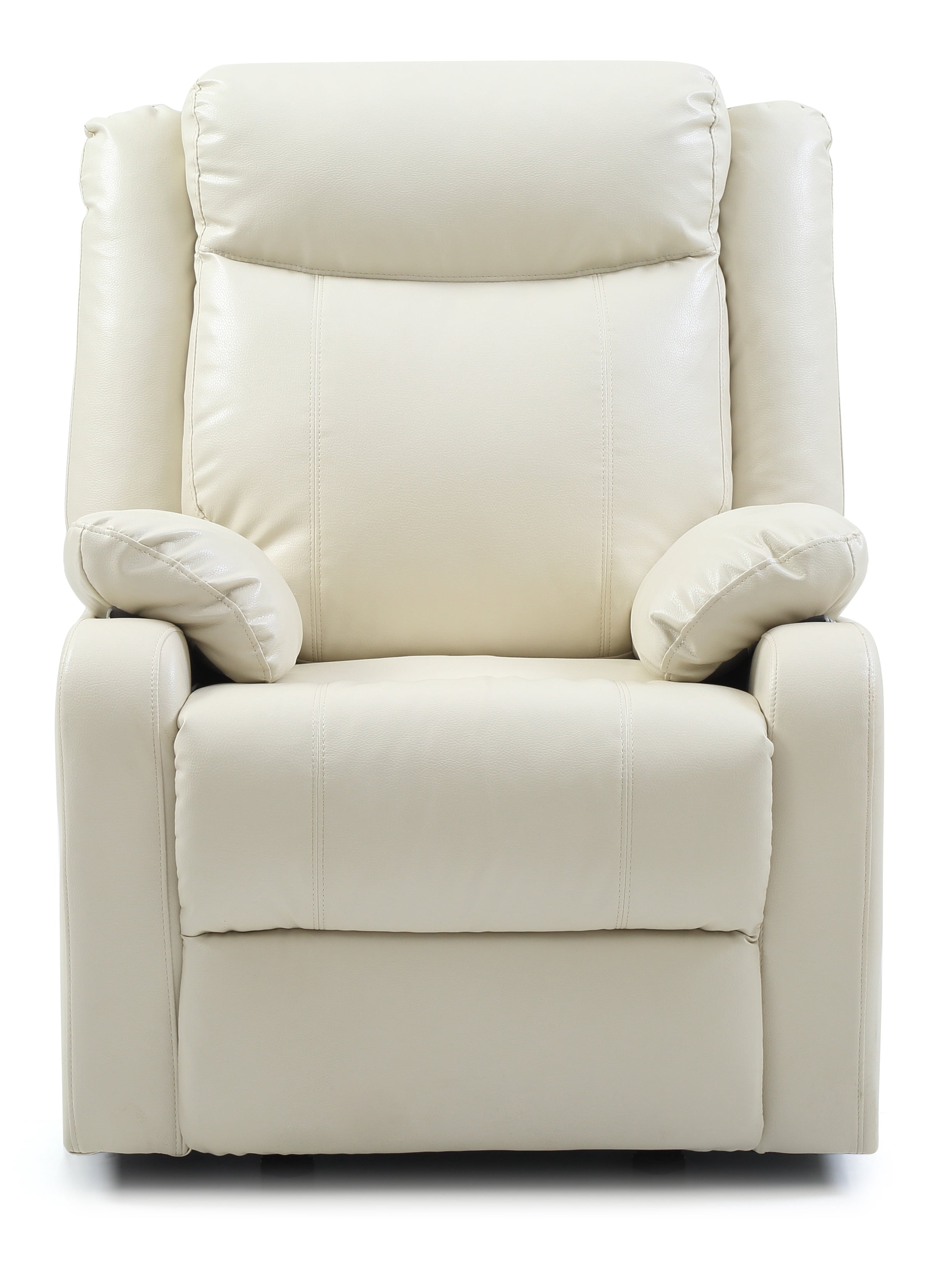 Glory Furniture Ward Rocker Recliner in Pearl Color