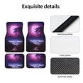 thumbnail image 4 of Lsque Tapis de Sol 4 Pcs Imprimé Arbre Lune Violet Ciel Nocturne, Doublures en Caoutchouc Résistant, Design Antidérapant, Protection Automobile Toutes Saisons, Véhicules, Voitures, Camions et SUV, 4 of 7