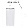 thumbnail image 2 of Pack of 6 12 Oz Sublimated Tumblers Blank, with Lids & Straws for DIY, 2 of 5