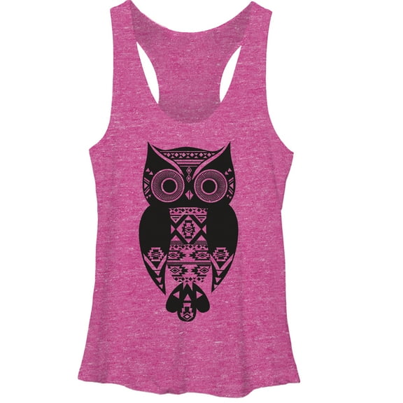 Women's Lost Gods Southwestern Owl Racerback Tank Top