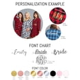thumbnail image 4 of Belles Design Womens Long Sleeve Flannel Plaid Button Down Sleep Shirt Nightgown Soft Pajama Sleepwear, 4 of 5