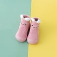 thumbnail image 3 of IROINNID Infant Baby Winter Cotton Footwear Soft Sole Plush Warm Shoes Kids Indoor Walking Shoes, Size 3M-3Y, 3 of 3