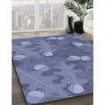 thumbnail image 2 of Ahgly Company Indoor Square Patterned Deep Periwinkle Purple Area Rugs, 3' Square, 2 of 6