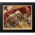 thumbnail image 2 of De Hooghe 13x12 Black Modern Framed Museum Art Print Titled - Vienna Austria Siege 11 - DeHooghe 1683, 2 of 5