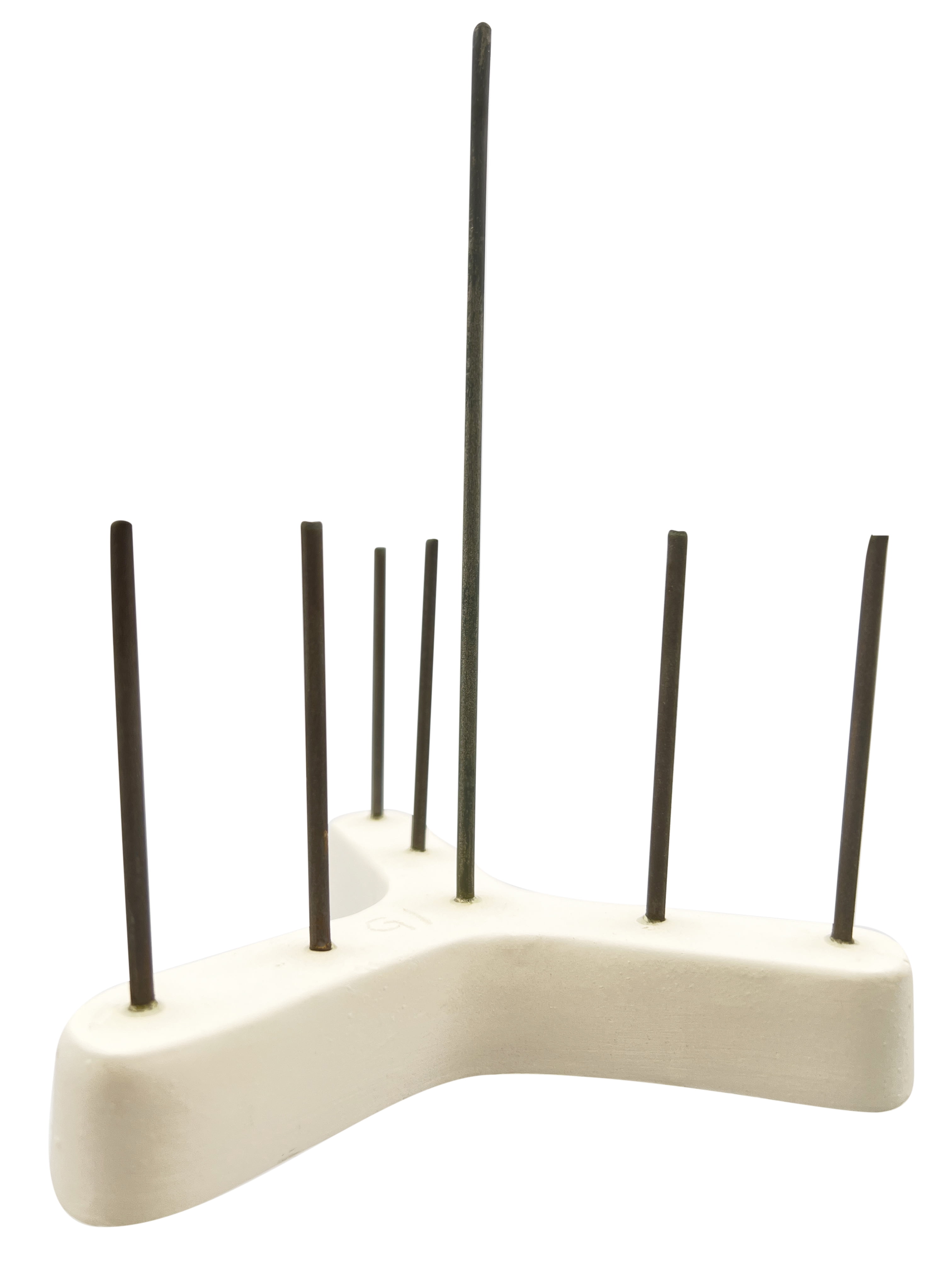 Ceramic Doll Stilt for Kiln Firing of Tall Ceramic and Pottery Pieces