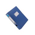 thumbnail image 1 of Tholdsy Caja de archivo A4 con bolsillo para etiquetas, caja de almacenamiento de documentos, cajas adhesivas plegables para proyectos, Carpetas de archivos Azul oscuro, 1 of 6