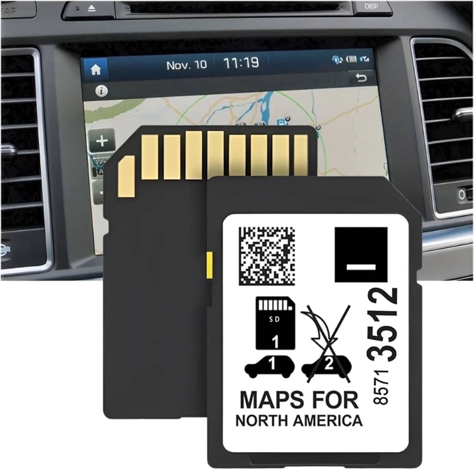 Latest Navigation SD Card 85713512 Fits 2019-2023 compatible with Enclave Encore Envision CT4 CT5 XT6 Escalade Camaro Colorado Corvette Silverado Suburban Acadia Tahoe Canyon Yukon Sierra