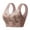 Coffee, variant on Comfortable Sports Bras in Clearance Wireless Bras for Women Comfortable Push up Bras Lace Longline Bra V Neck Everyday Bralette Breathable Underwear Cotton Wireless Bra Gray