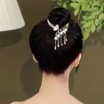 thumbnail image 4 of YAOBAMM Pince à Cheveux Décorative en Strass Fausse Perle avec Clochette à Fleurs, Pince à Viande, Pince à Cheveux, Accessoire de Mode, 4 of 6