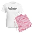 thumbnail image 6 of CafePress - Law Student Donations Accep Women's Light Pajamas - Women's Short Sleeve Print T-Shirt and Pants Light Cotton Pajama Set, 6 of 7