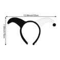 thumbnail image 7 of Clown Headband, Halloween Headband Funny Jester Headband Bopper Headband Hairband Carnival Costume, 7 of 7