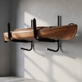 thumbnail image 3 of predolo Kayak Wall Rack Iron Kayak Storage Rack Black Coated Surfboard Wall Hanger for Garage, Boat Shed, Blk Iron Wall Shelf, 3 of 10