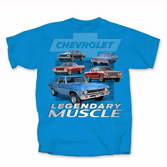 Chevy Chevrolet Legendary Muscle Short Sleeve T-Shirt