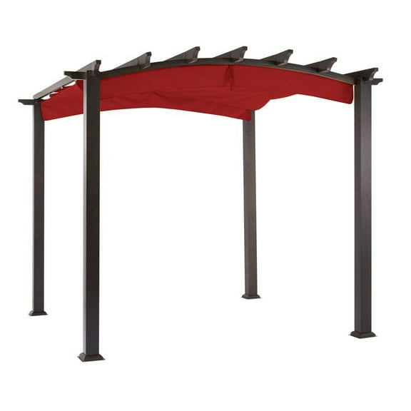 Garden Winds Replacement Canopy Top Cover for the Arched Pergola - Cinnabar