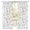 Crisp White, Jet Black, Pearl, Ash, variant on Blue Grey Botanical Sheer Curtains 63 Inches Long, Farmhouse Summer Floral Leaves Light Filtering Window Curtains for Living Room/Bedroom, Rod Pocket Voile Sheer Curtain Drapes, 52"W x 63"L, 2 Panels