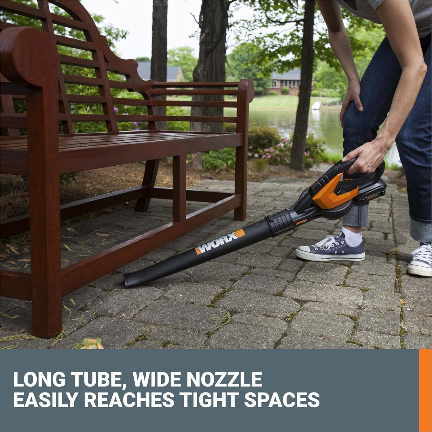 Worx WG545.9 20V Power Share AIR Cordless Leaf Blower & Sweeper (Tool Only)