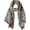 Black, variant on Women Geometric Maze Print Scarf with Border Design Soft Shawl Scarves Neck Wraps for All Season, 3 Colors (Pink)