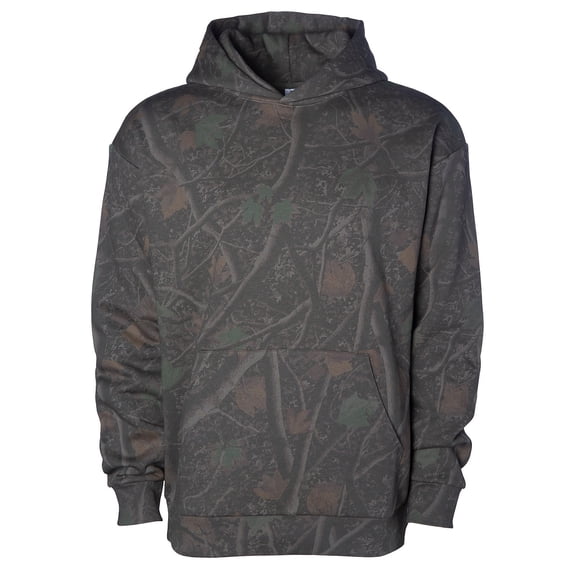 Independent Trading Co. IND330BLV Boulevard 330GM Heavyweight Pullover Hood-DARKWOOD TREE CAMO-3X