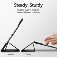 thumbnail image 4 of Premium Trifold Case for iPad 9.7 2018/2017, [Rubber Cover] Slim Fit Leather Smart Case with Rubberized Back Cover and Auto Wake & Sleep for iPad 9.7 2018/2017, 4 of 6