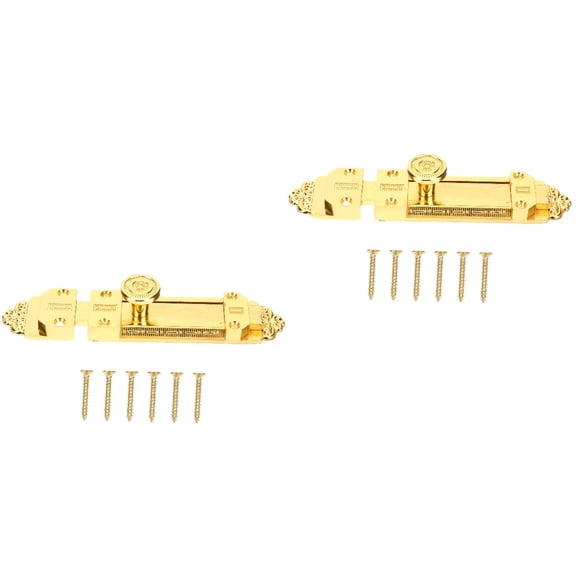 2 Count Double Door Locks Flush Bolt Latches Bolts Deadbolt