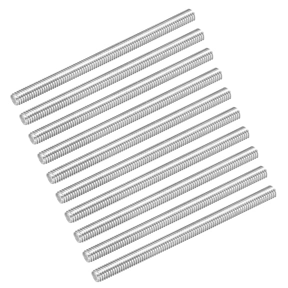 30Pack Fully Threaded Rod M4 x 70mm 0.7mm Thread Pitch 304 Stainless Steel Right Hand Threaded Rods Bar Studs