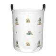 thumbnail image 2 of Goofa Rabbit Blowing Dandelions Printed Circular Hamper,Laundry Basket with Handles,Storage Baskets Foldable,Large Capacity Laundry Hamper-, 2 of 8