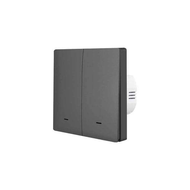 Sidaley Interruptor inteligente para sala de estar y dormitorio, lámpara de luz con Control remoto, enlace de escena, controlador de botón Videojuegos y accesorios Gris 2 elementos