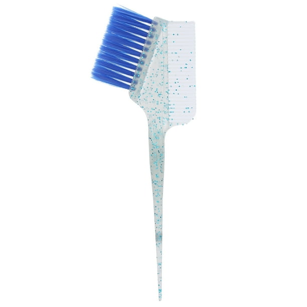 Cepillo para teñir el cabello, peine, cepillo para aplicar decolorante para peluquería, hogar, azul