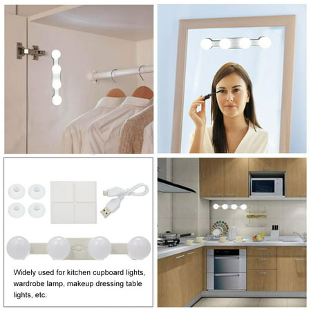 Rechargeable And Wireless Built In, Makeup Lighting For Vanity Table