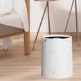 thumbnail image 5 of Baoblaze Open Top Trash Can Dustbin Portable Garbage Can for Home Restroom Study Room White 12L, 5 of 8