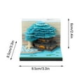 thumbnail image 1 of EDHITNR Clearance Gifts Desktop Decoration Paper Sculpture Notes Handbook Notes Black and Friday Deals 90% off, 1 of 6