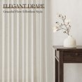 thumbnail image 4 of Cortinas de Lino Natural de 84 Pulgadas de Largo para Sala de Estar 2 Paneles con Bolsillo, Cortina de Filtro de Luz Semitransparente en Color Crema, Estilo Boho R&uacute;stico de Granja, Cortina, 4 of 9