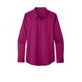 thumbnail image 3 of Port Authority Long Sleeve Collared Solid Button-Up Shirt (Women's) 1 Pack, 3 of 4