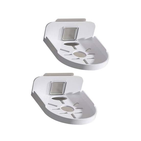 2 Pieces Clear Without Punches Camera Mount Stable Adhesion for Flexible Security Solution In Any Room Accessory