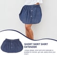 thumbnail image 3 of unbranded Falda Corto Extensor De Con Elástico Y Textura, 3 of 6