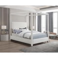 thumbnail image 2 of Pemberley Row Linen Textured Cream Queen Bed Rectangular Canopy 56" Unassembled, 2 of 8