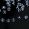 thumbnail image 3 of 500 Pieces Ear Backs Transparent Stoppers Replacement, 3 of 6