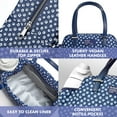 thumbnail image 5 of Fit & Fresh Laketown Lunch Bag for Women, Large Insulated Lunch Tote, Reusable Bag for Work, Includes Containers and XL Slim Ice Navy, 5 of 11